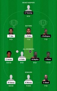 Dream11 Team for PNG vs Vanuatu - ICC Men’s T20 WC East Asia Pacific Qualifier 2023.